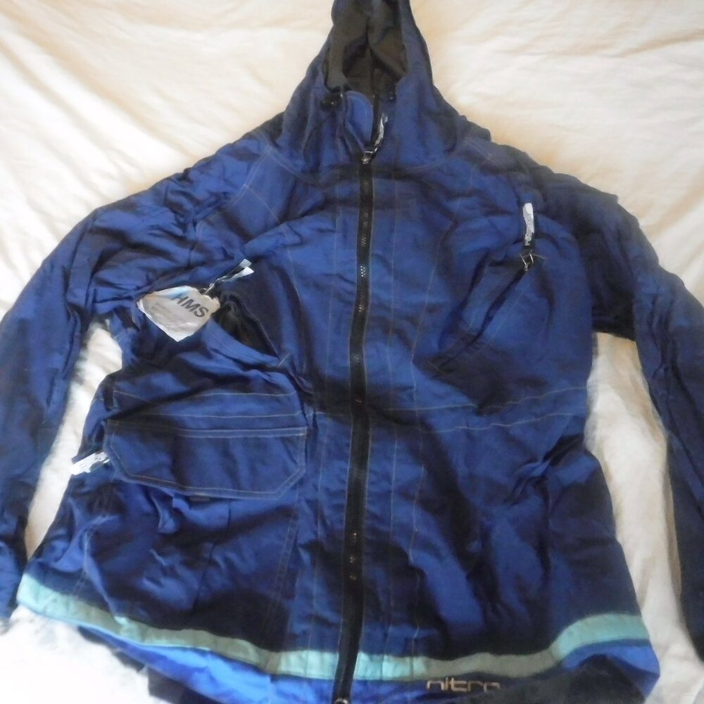 Nitro Blue Element Division Ski Snowboard Jacket Size Large